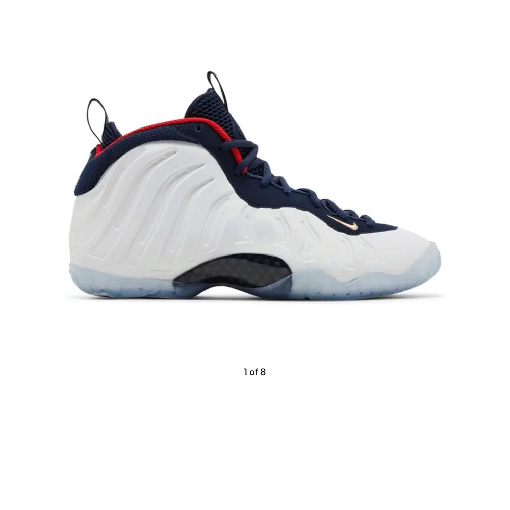 Kids Navy and Red Sneakers